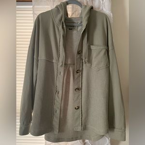 American Eagle Waffle shirt/jacket